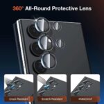 محافظ لنز KUZOOM S24 Ultra مدل AR Stealth 9H
